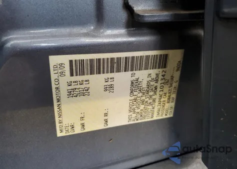 2010 Nissan Altima Base z USA, uszkodzony, nr VIN 1N4AL2AP4AC101342